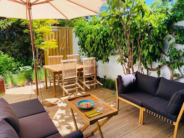 Ogród - patio w Zurychu